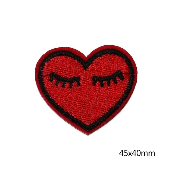 Cute red Heart  Patches - Picture 2 of 3